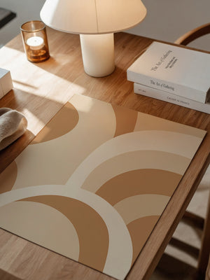 Abstrakte Bögen Erdfarben