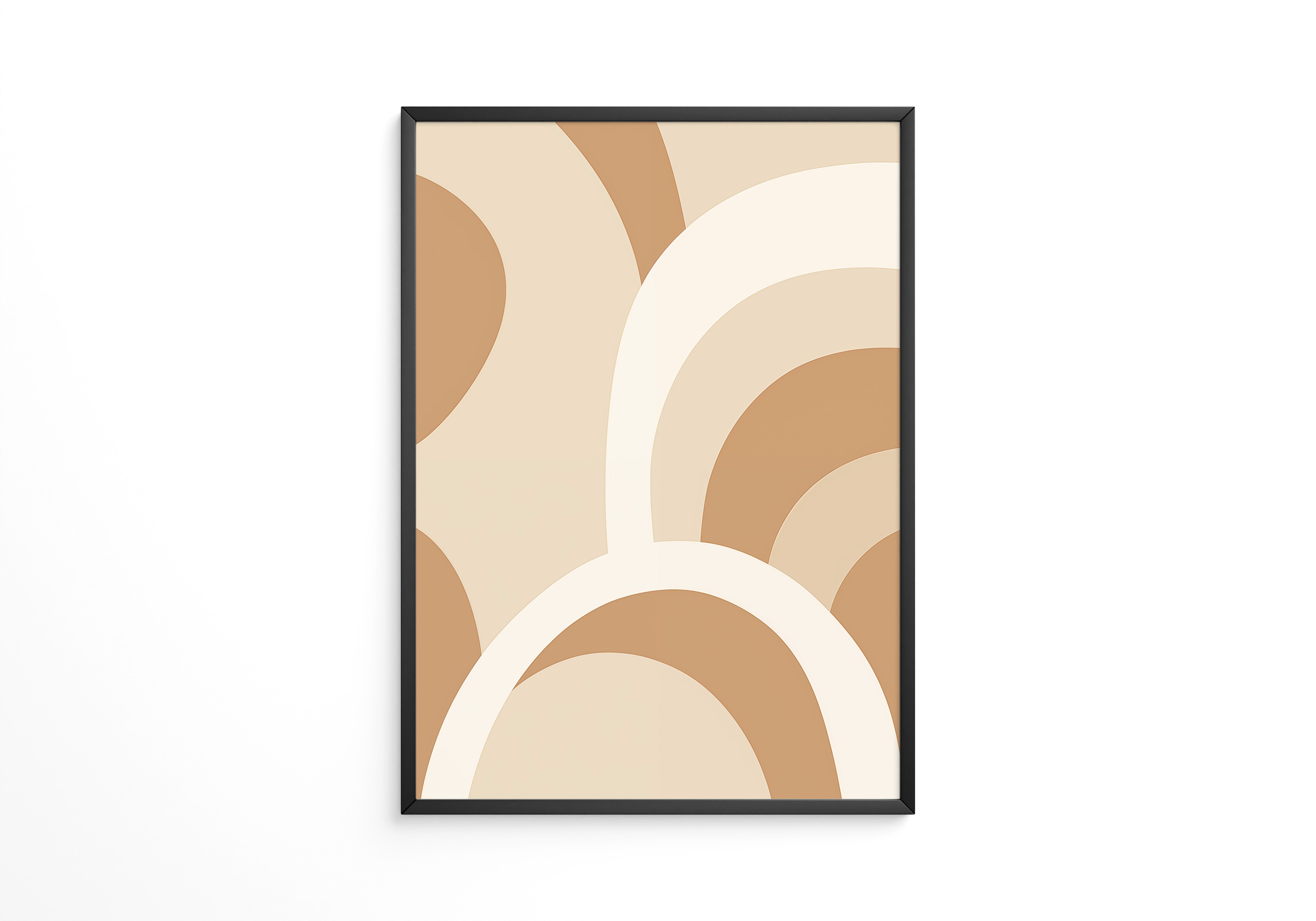 Abstrakte Bögen Erdfarben