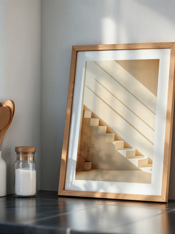 Treppe Minimalistisch Sonnenlicht