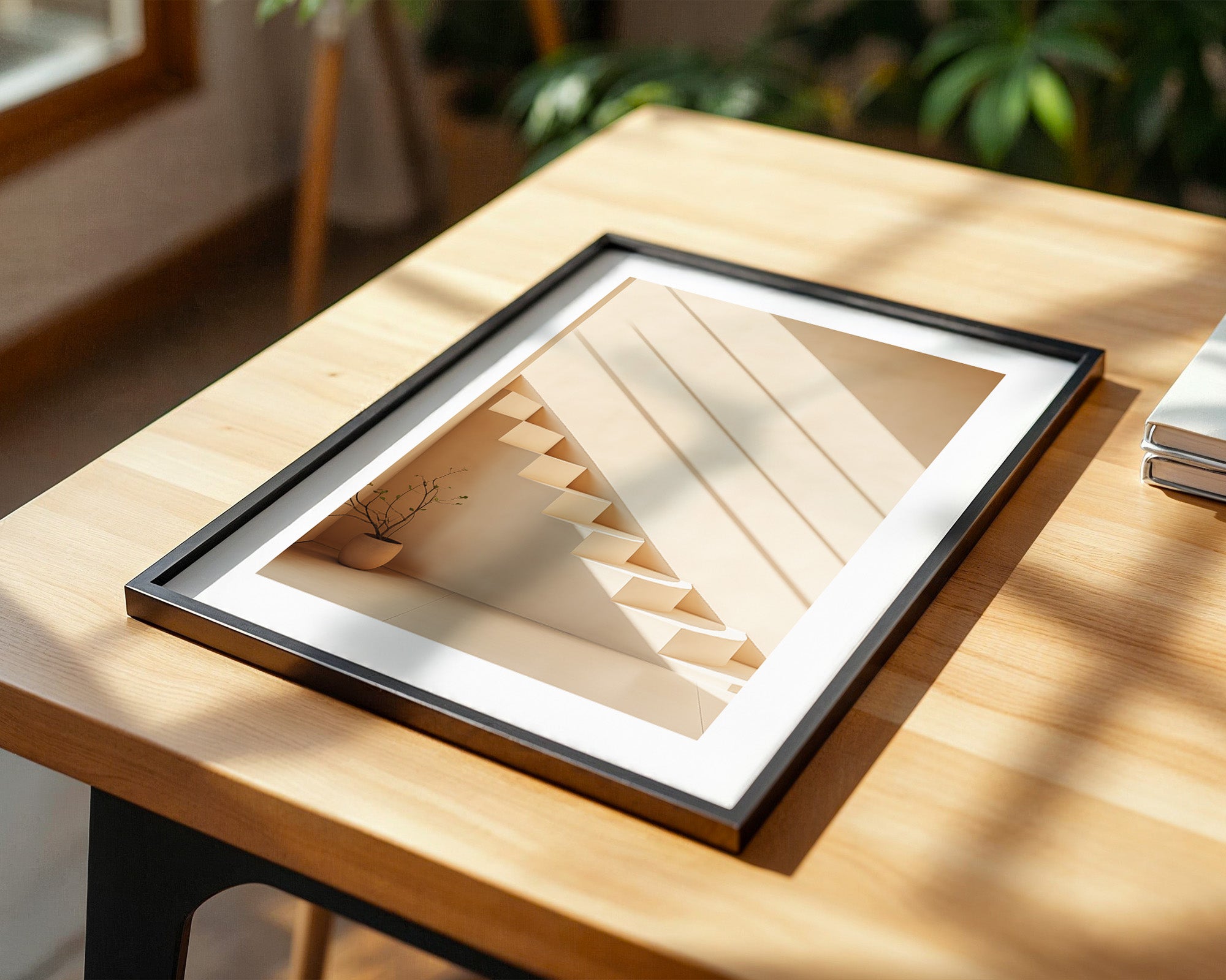 Treppe Minimalistisch Sonnenlicht