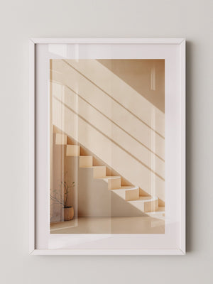 Treppe Minimalistisch Sonnenlicht