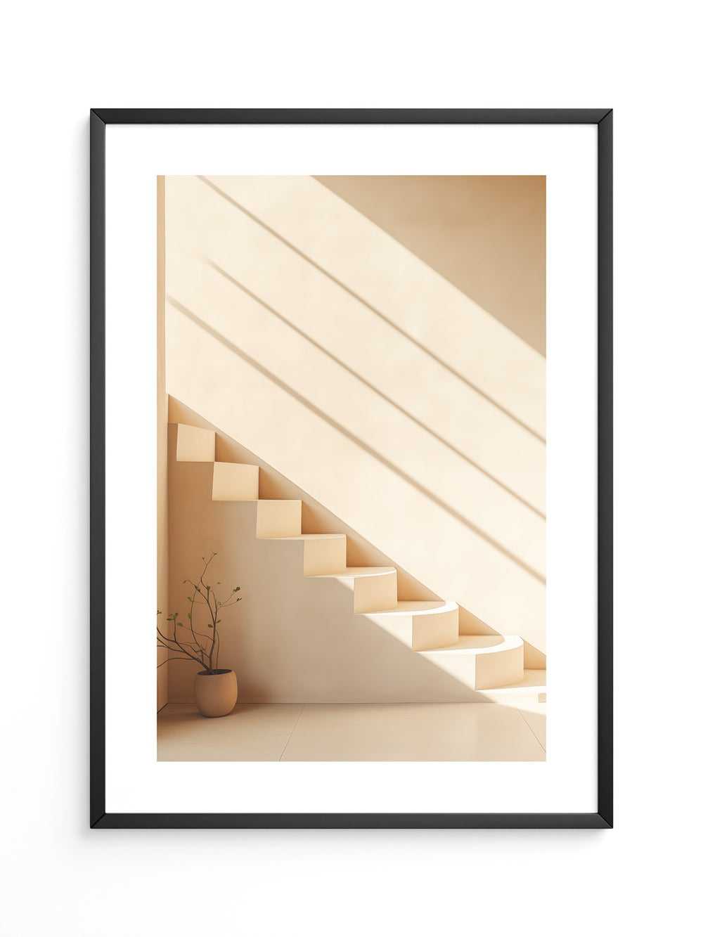 Treppe Minimalistisch Sonnenlicht