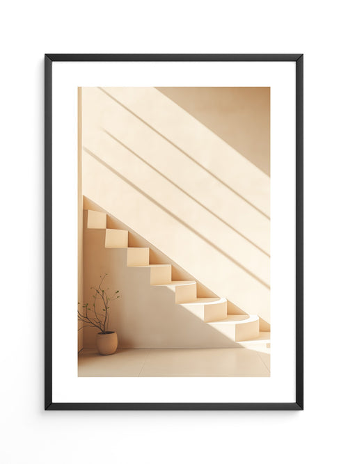 Treppe Minimalistisch Sonnenlicht