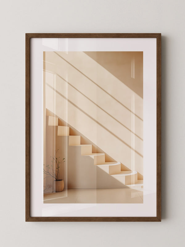 Treppe Minimalistisch Sonnenlicht