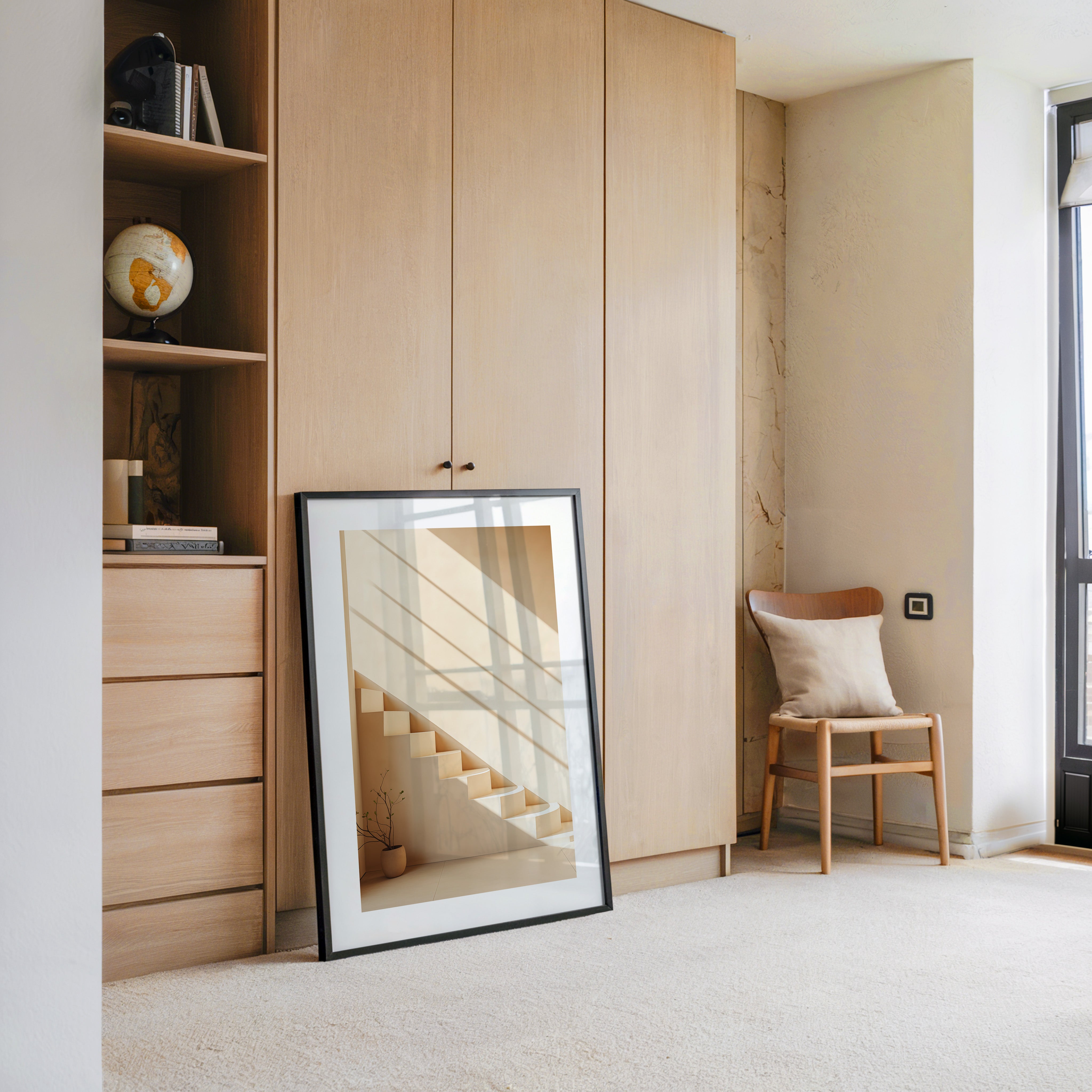 Treppe Minimalistisch Sonnenlicht