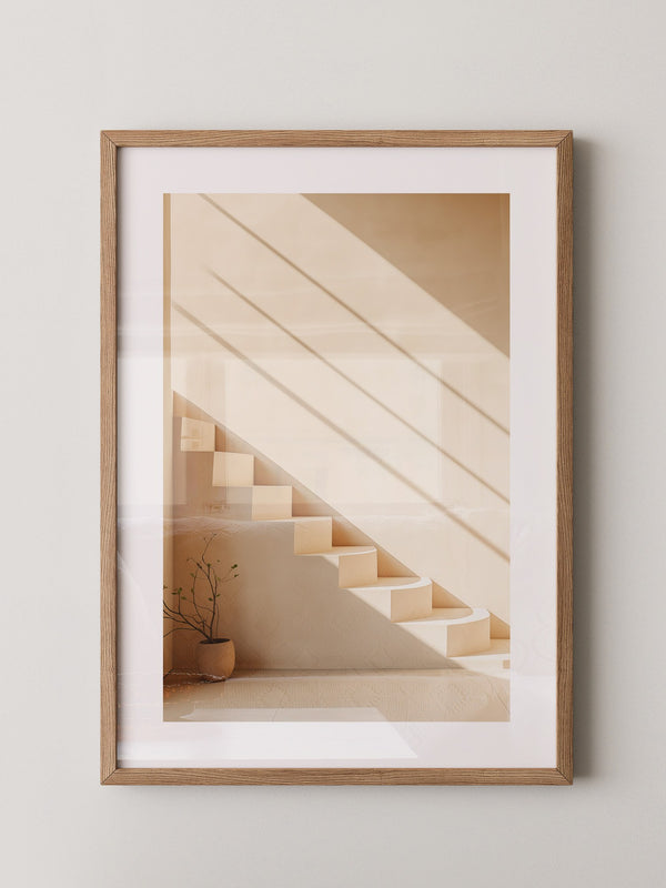 Treppe Minimalistisch Sonnenlicht