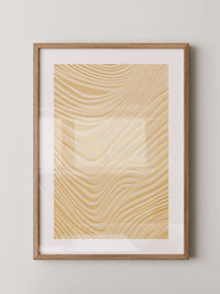 Wellenstruktur Beige