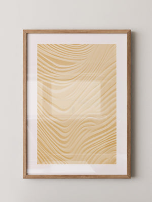 Wellenstruktur Beige