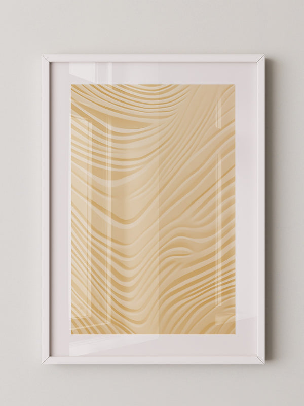 Wellenstruktur Beige