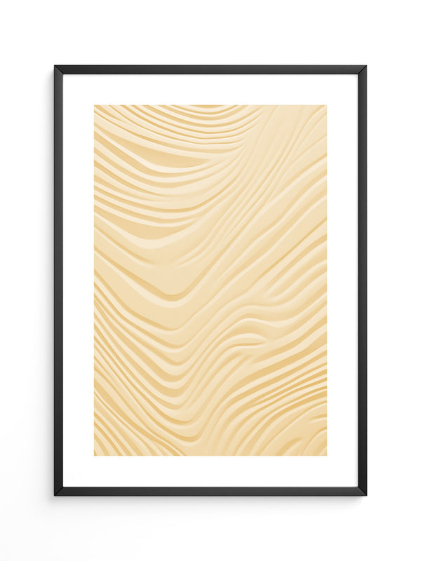 Wellenstruktur Beige
