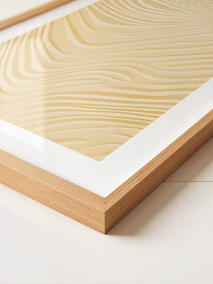 Wellenstruktur Beige