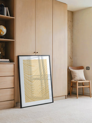 Wellenstruktur Beige