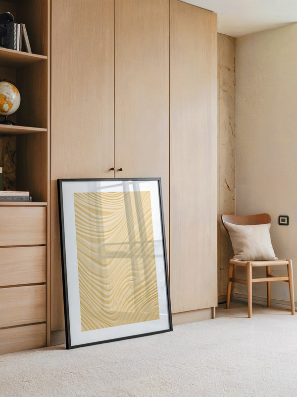Wellenstruktur Beige