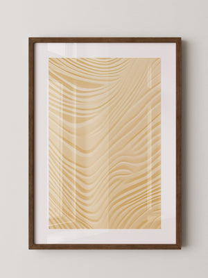 Wellenstruktur Beige