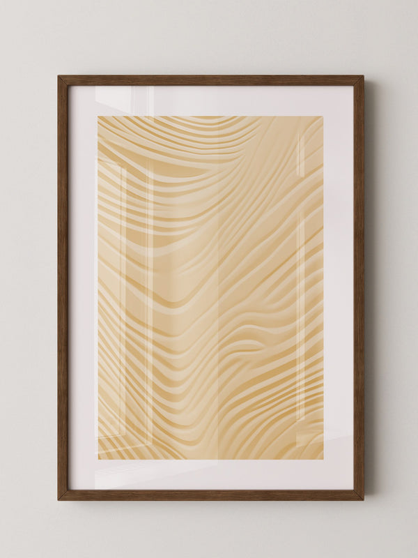 Wellenstruktur Beige