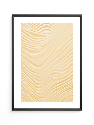 Wellenstruktur Beige