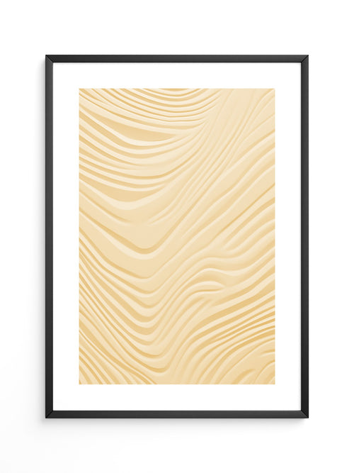 Wellenstruktur Beige