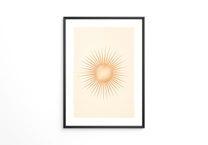 Sonnenstrahlen Vintage Retro