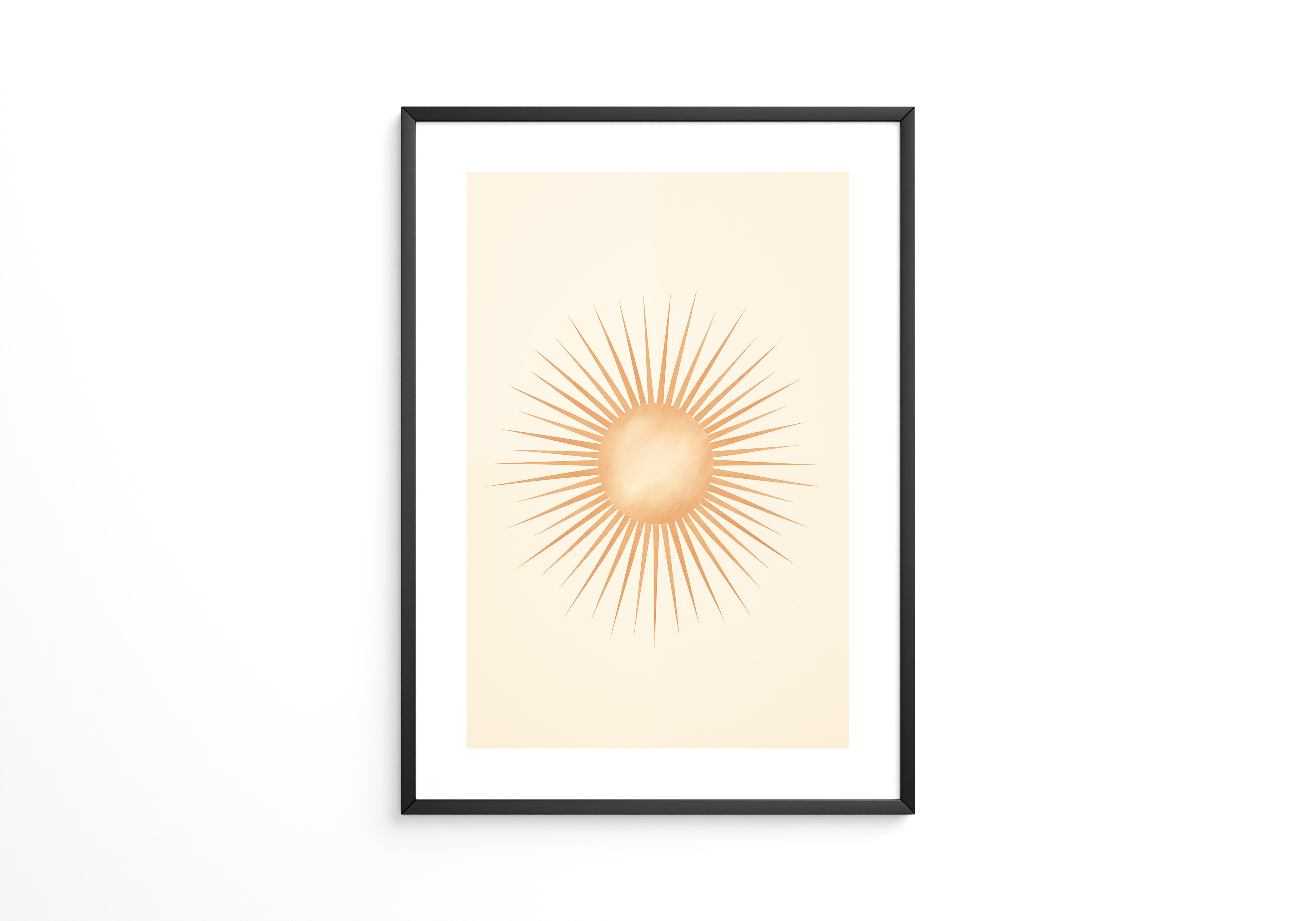 Sonnenstrahlen Vintage Retro