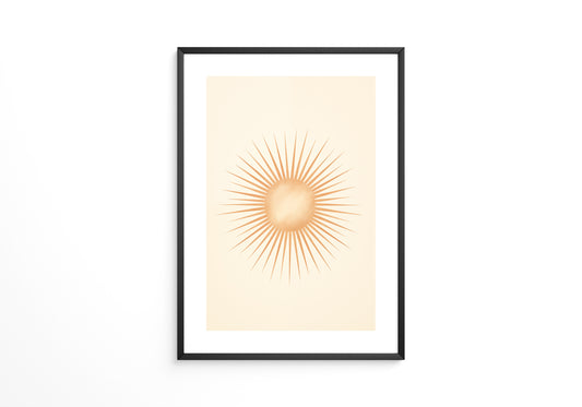 Sonnenstrahlen Vintage Retro