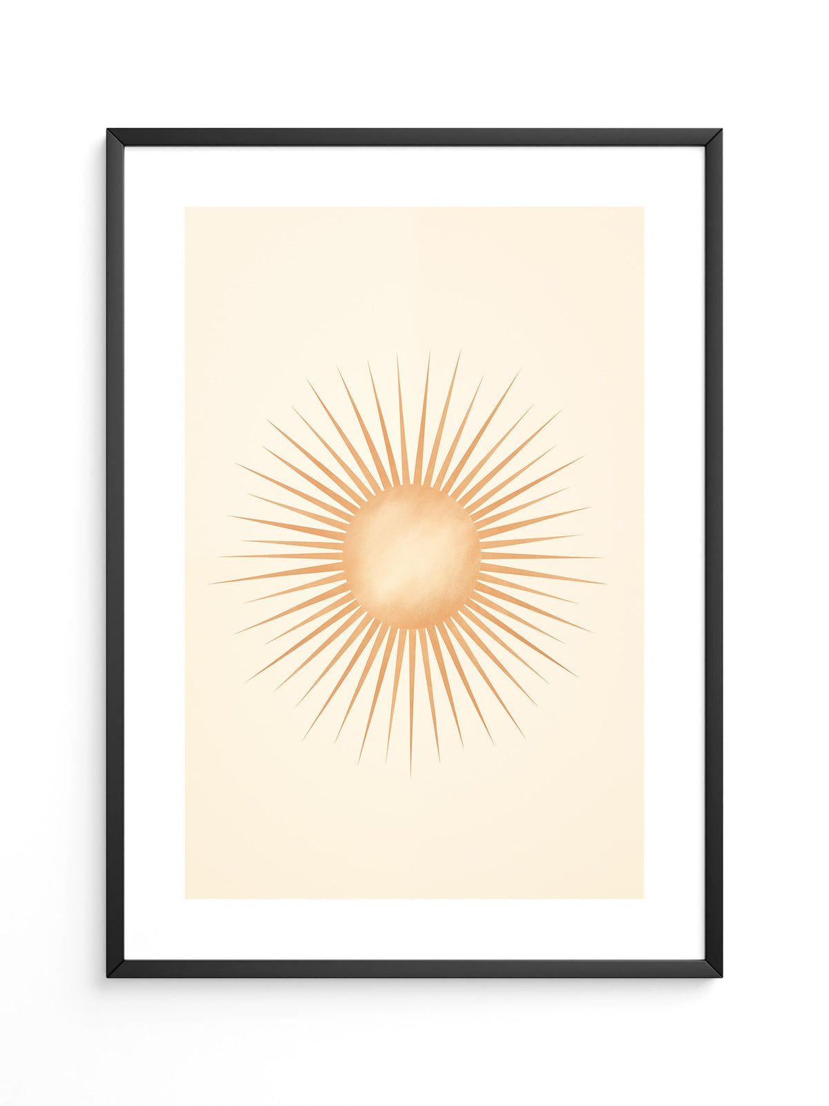 Sonnenstrahlen Vintage Retro