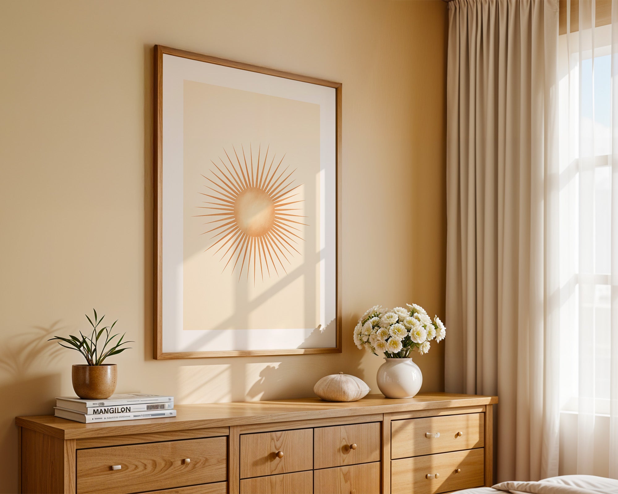 Sonnenstrahlen Vintage Retro