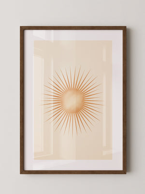 Sonnenstrahlen Vintage Retro