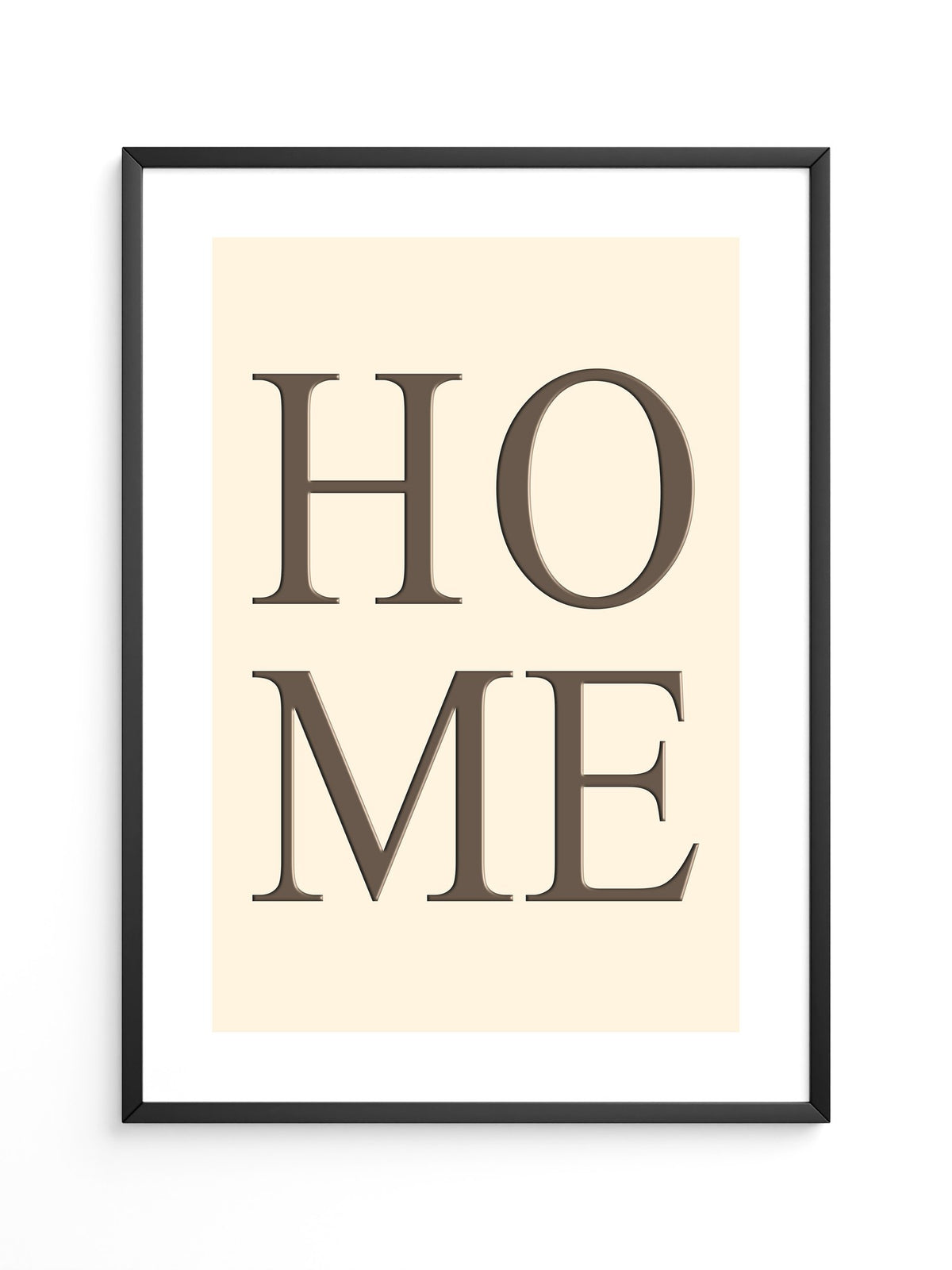 HOME Text minimalistisch