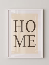 HOME Text minimalistisch