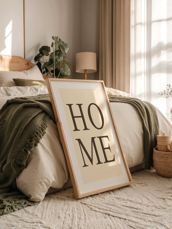 HOME Text minimalistisch