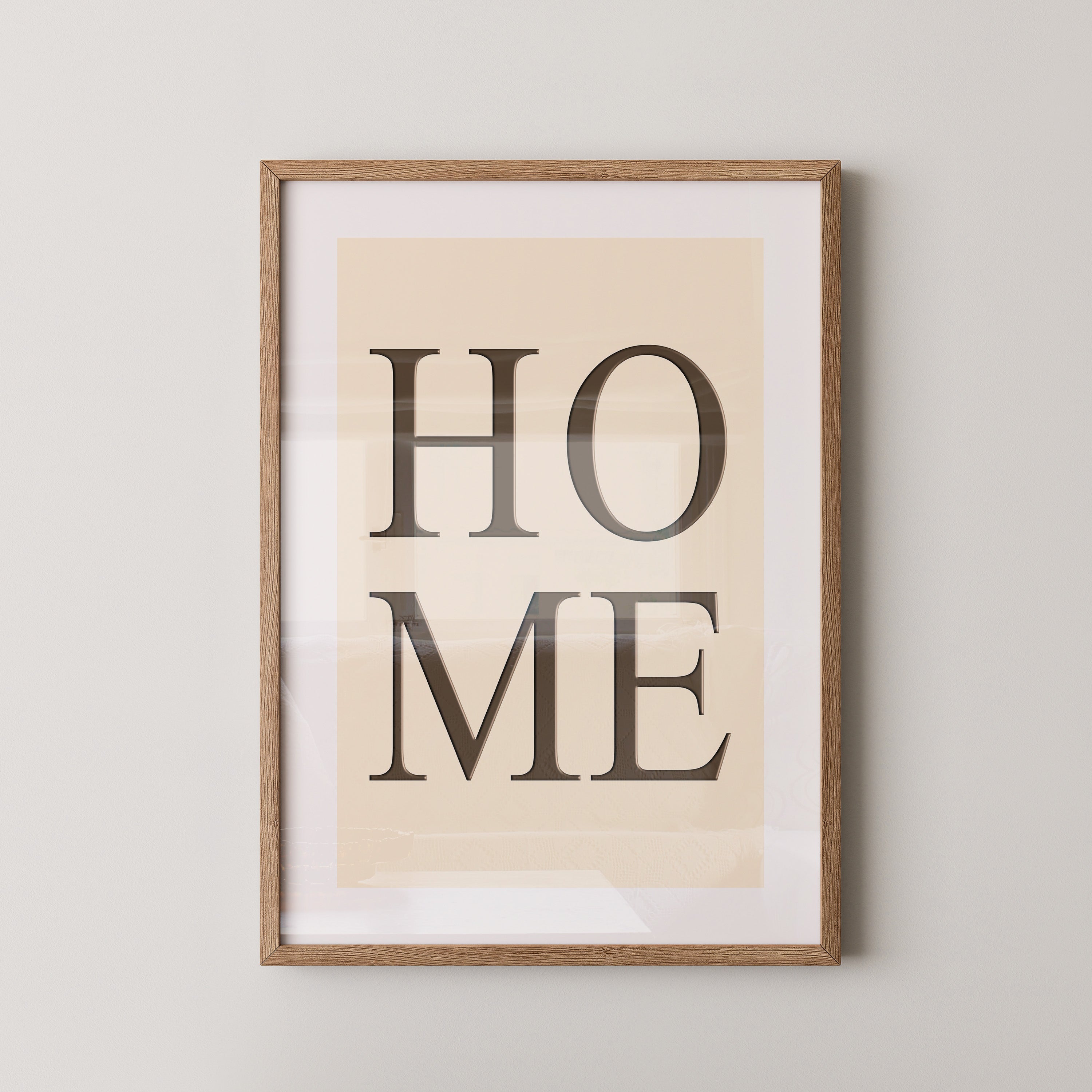 HOME Text minimalistisch