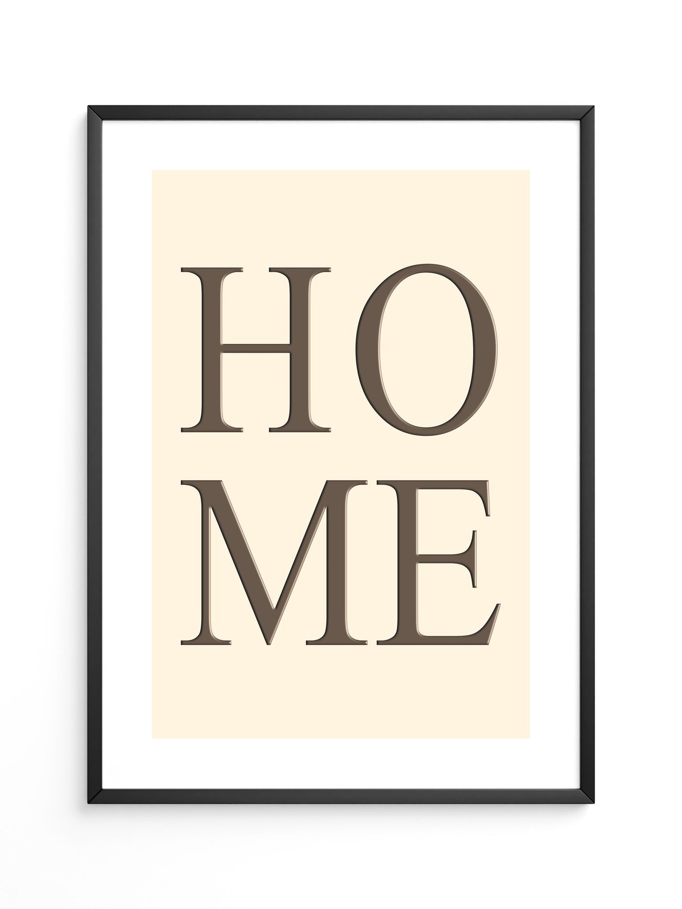 HOME Text minimalistisch
