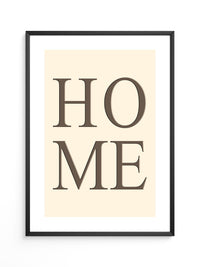 HOME Text minimalistisch