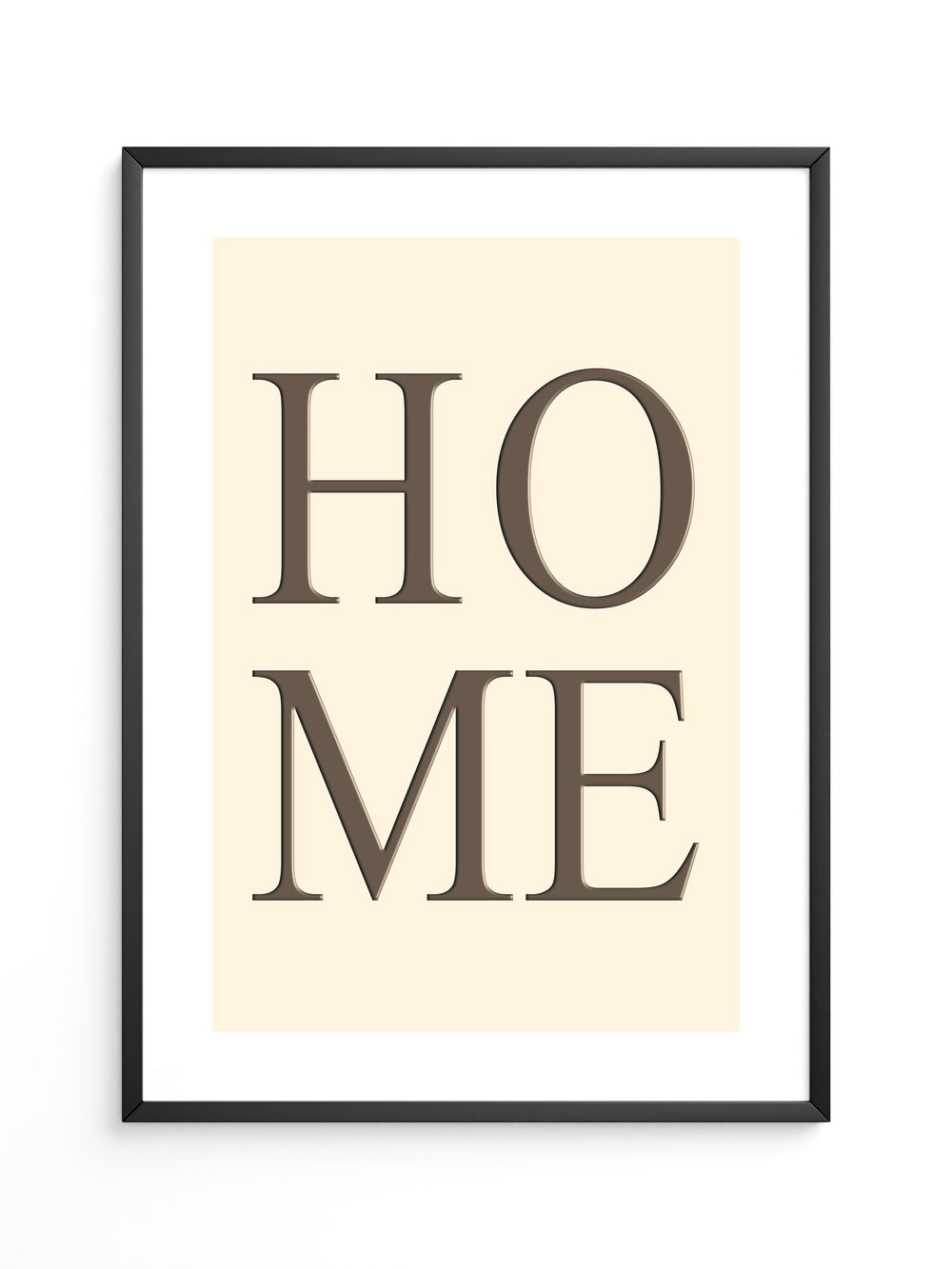HOME Text minimalistisch