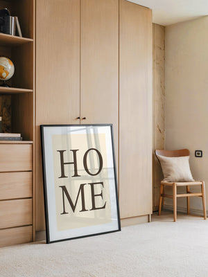 HOME Text minimalistisch