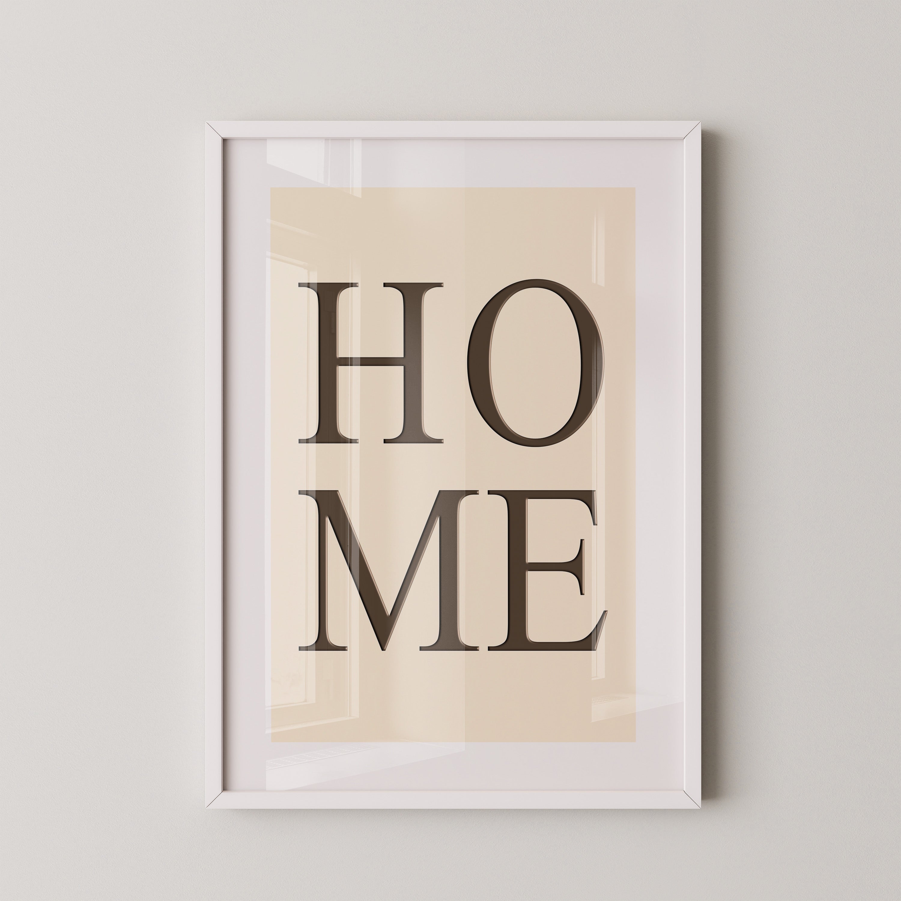 HOME Text minimalistisch