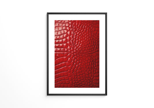 Rotes Krokodilmusterstrukturell