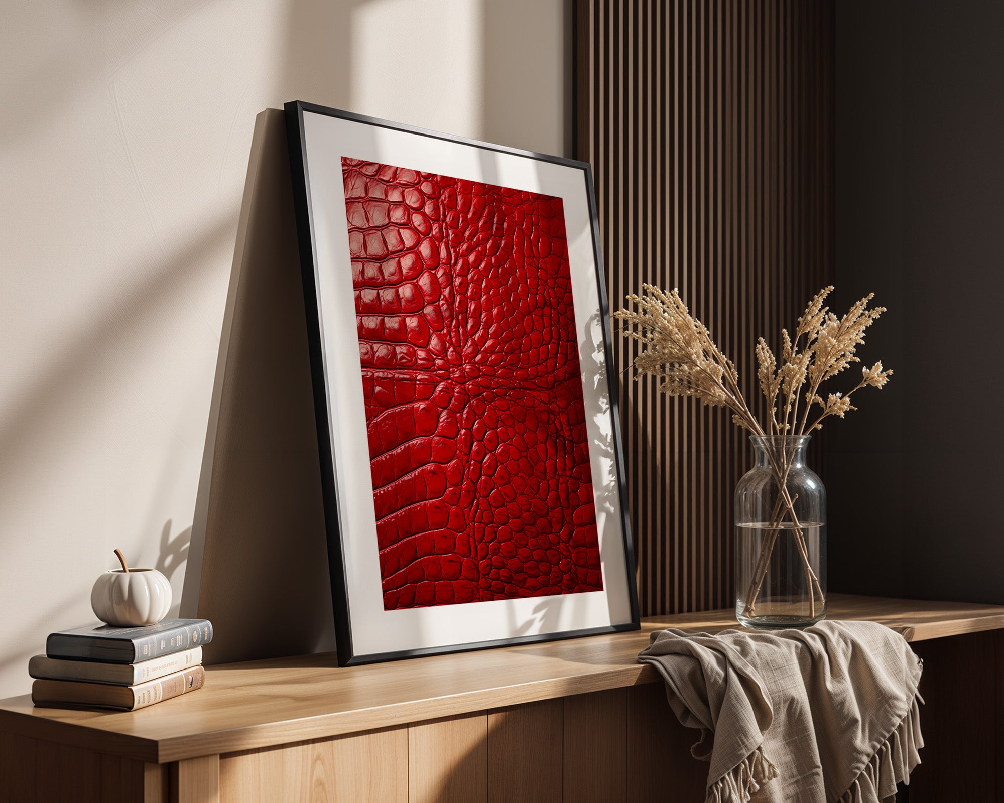 Rotes Krokodilmusterstrukturell