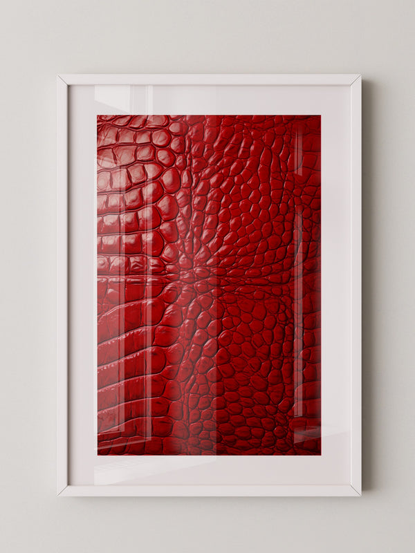Rotes Krokodilmusterstrukturell