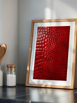 Rotes Krokodilmusterstrukturell