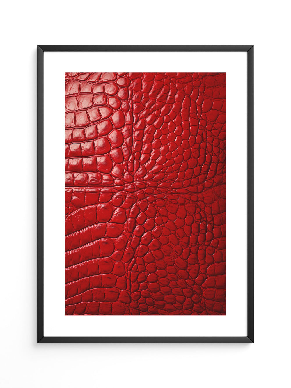 Rotes Krokodilmusterstrukturell