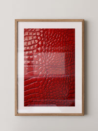 Rotes Krokodilmusterstrukturell