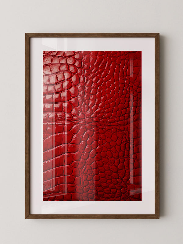 Rotes Krokodilmusterstrukturell