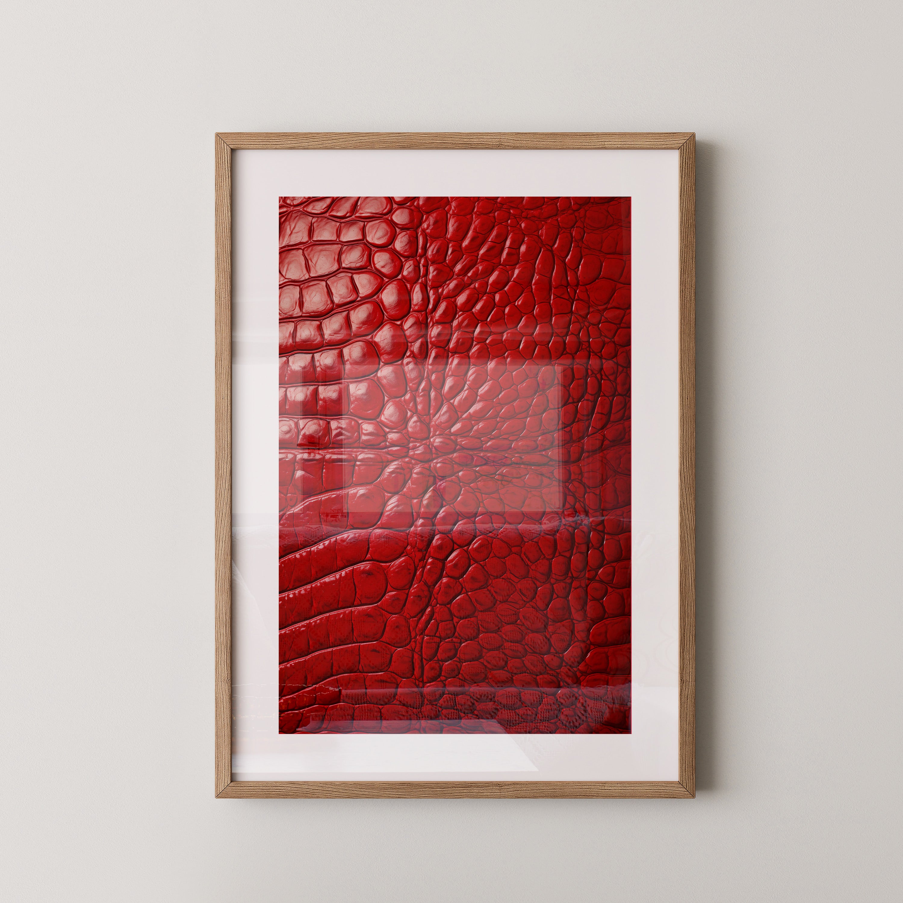 Rotes Krokodilmusterstrukturell