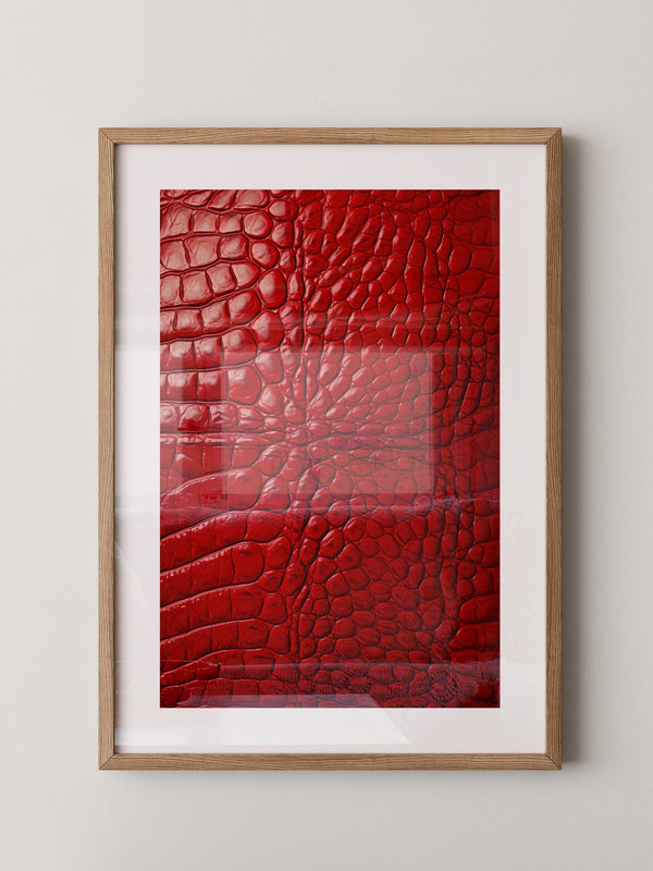 Rotes Krokodilmusterstrukturell