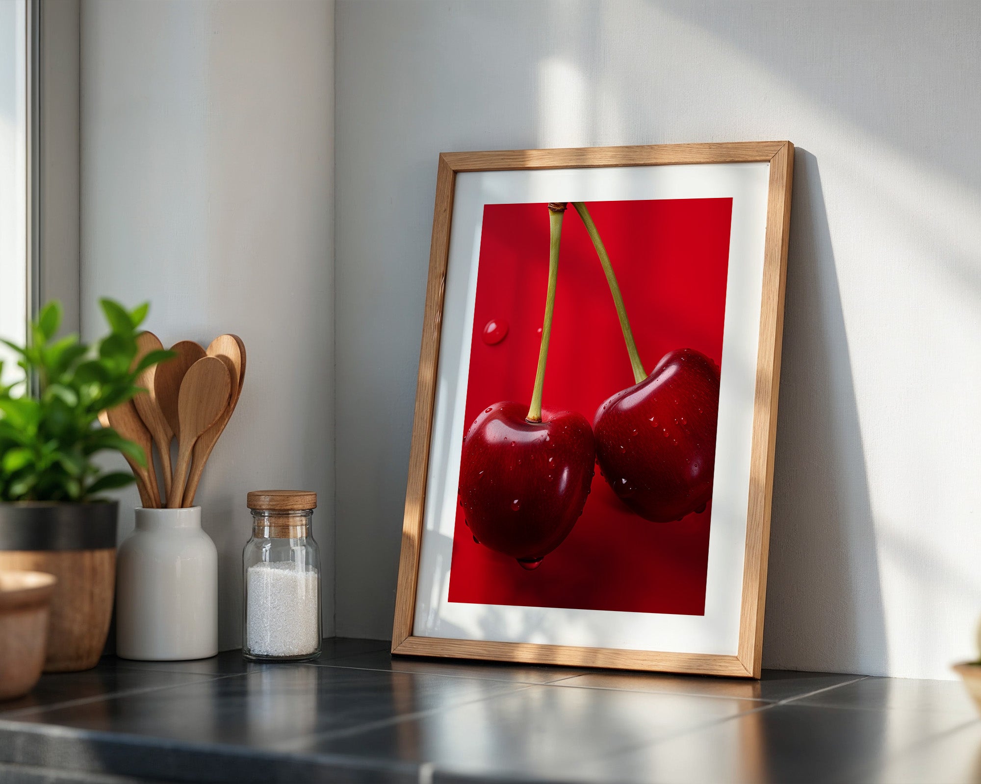 Kirschen Nahaufnahme Rot