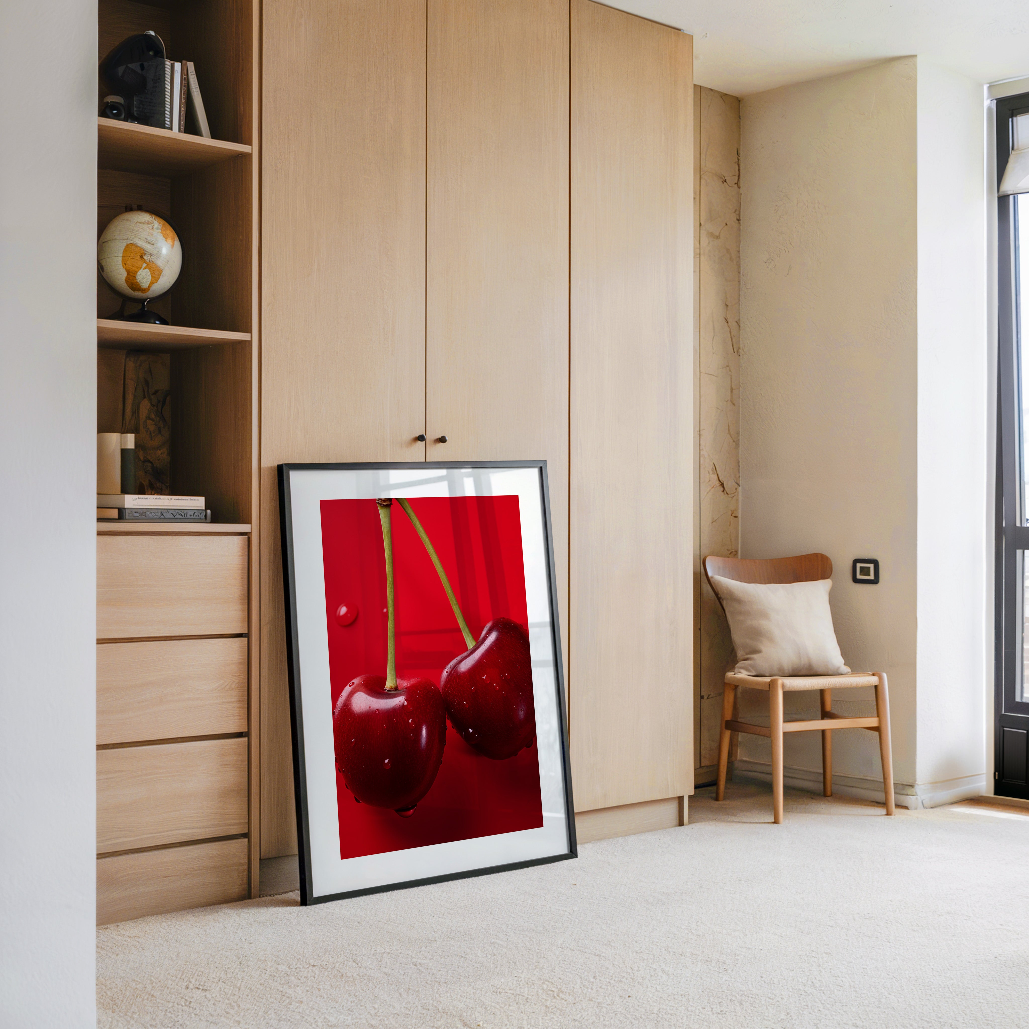 Kirschen Nahaufnahme Rot