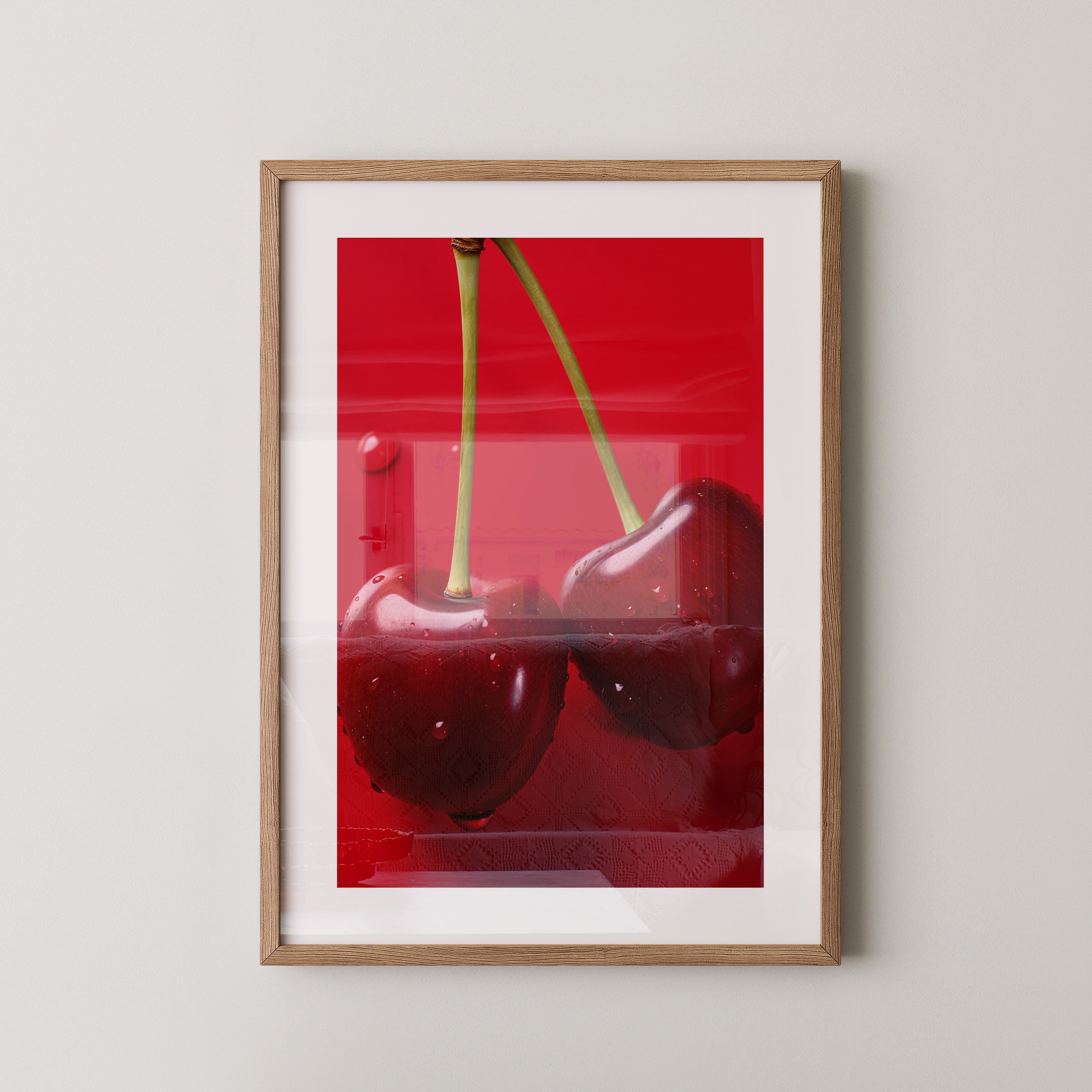 Kirschen Nahaufnahme Rot