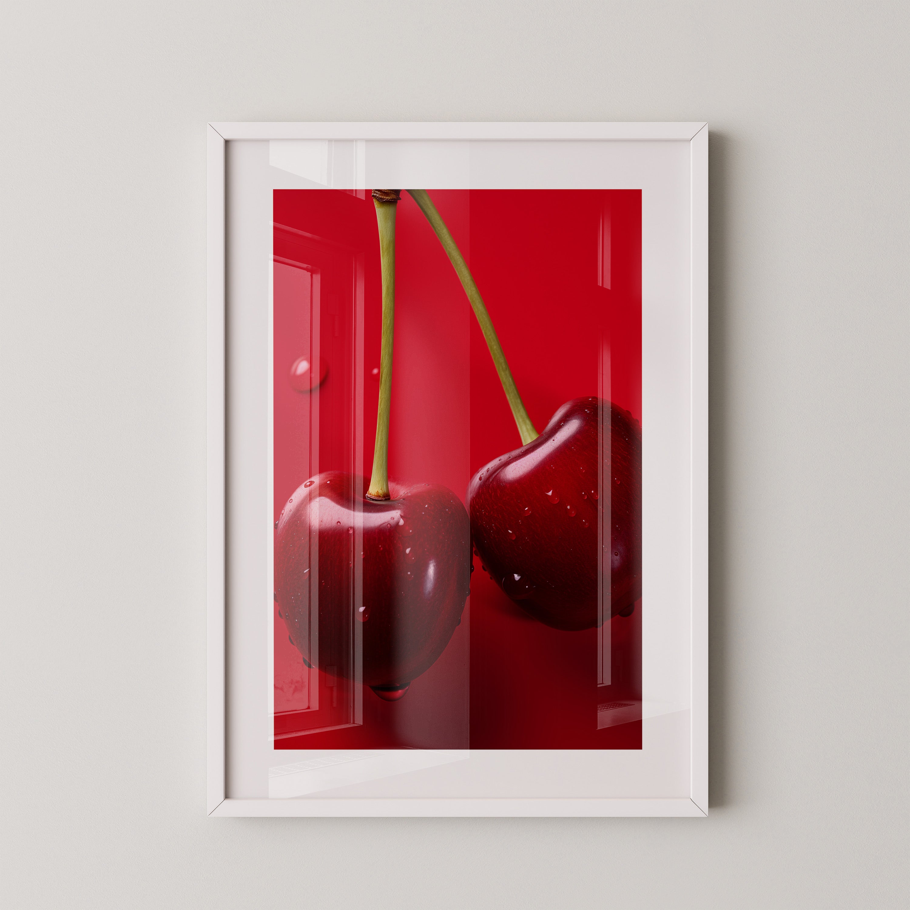 Kirschen Nahaufnahme Rot