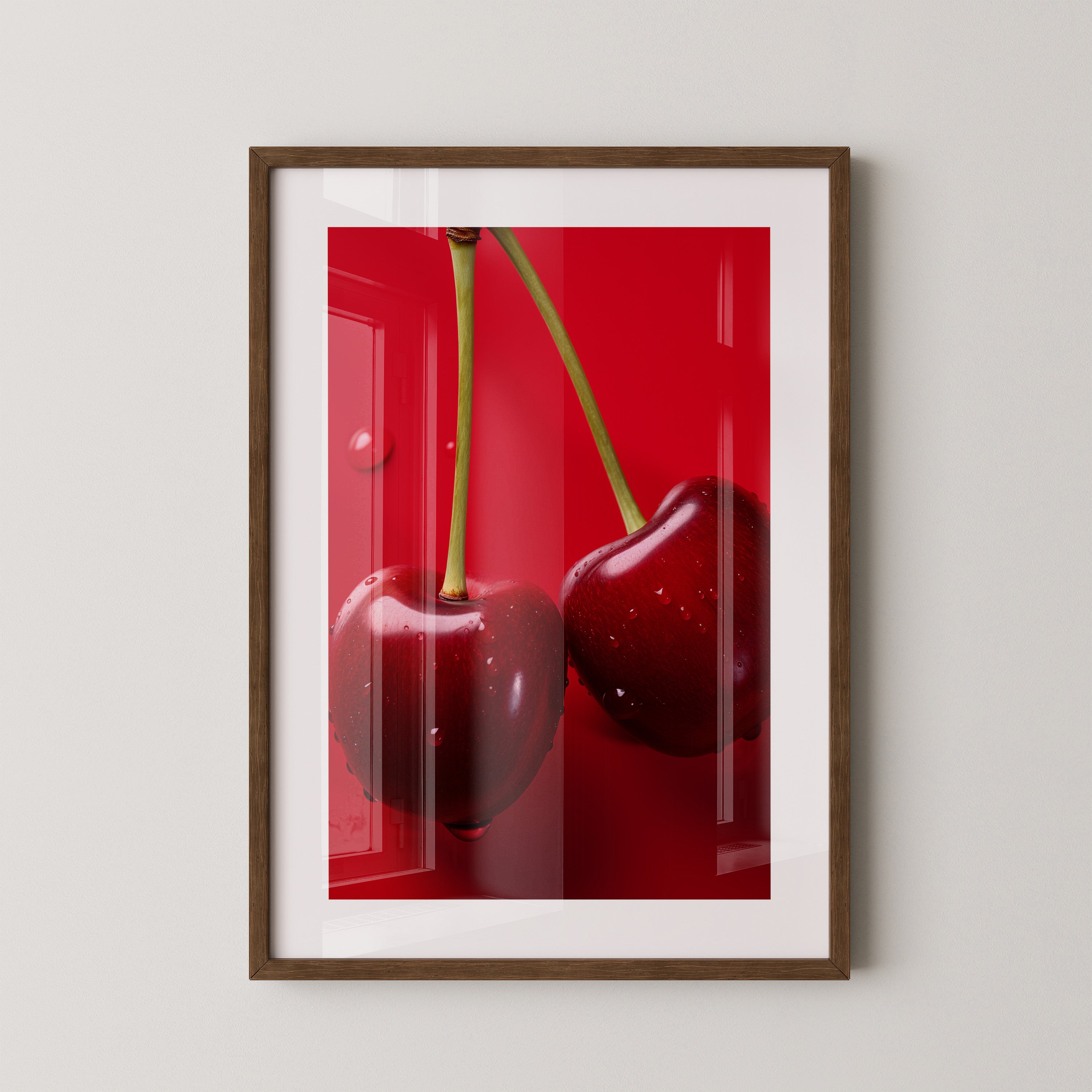 Kirschen Nahaufnahme Rot